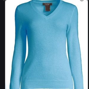 Lord & Taylor Essential V-Neck Cashmere Sweater: